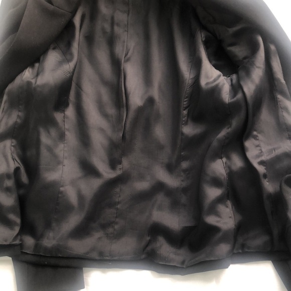 Possibly Vintage Madison Black Single Breasted Fully Lined Blazer Size 10 - Picture 7 of 12